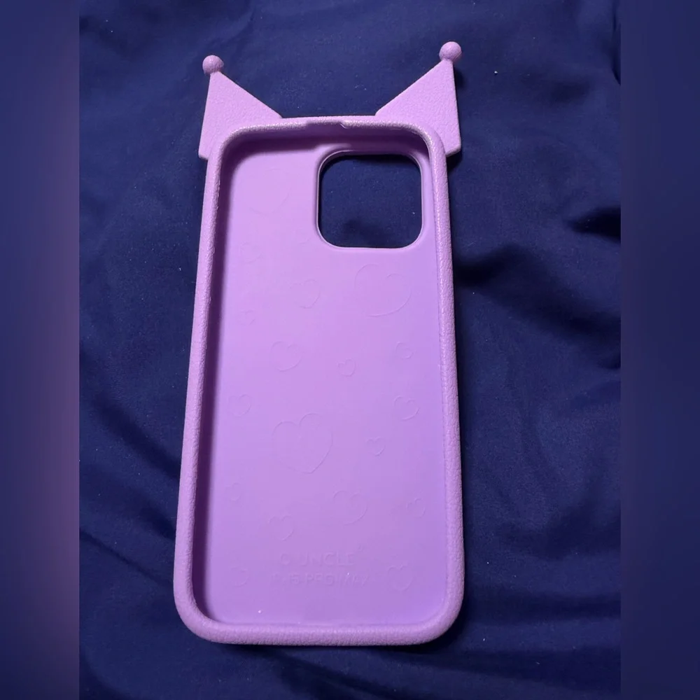 iPhone 15 Pro Max Purple Kuromi Case